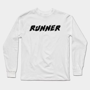 Runner Run Cardio Long Distance Half Marathon 5k 10k Long Sleeve T-Shirt